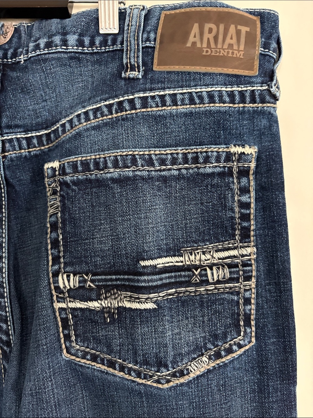 Ariat Men's Relaxed Dark Blue Denim Jeans